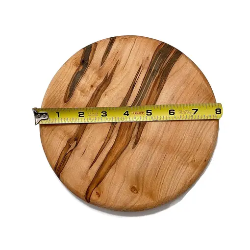 Ambrosia Maple Wood Round Cutting Board.