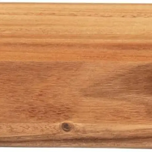 Villa Acacia Wood Cutting Board - 23 x 7 inch Wooden Bread and Cheese Tray with Handle - Cold Cut Decorative Cutting Board
