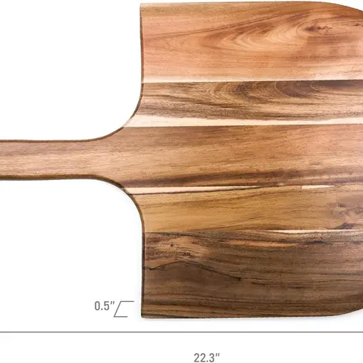 Pizza Peel Paddle & Cutting Board, One Size, Acacia Wood